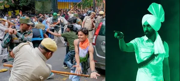 Diljit Dosanjh Condemns Police Action on CJP Protesters, Urges Govt to Hear Students