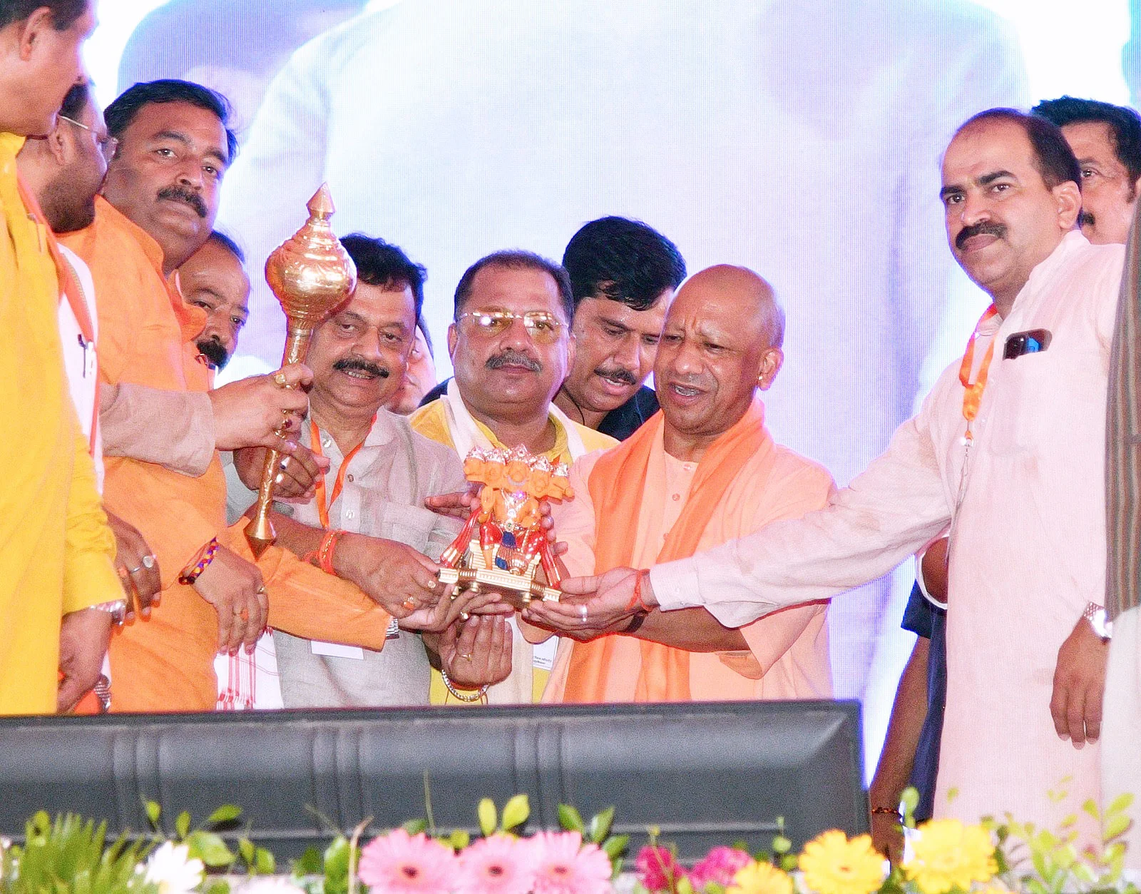 CM Yogi holds ‘Janata Darshan’ at Gorakhnath Temple