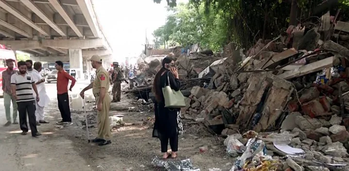 Shops Demolished In Jammu’s Satwari For Highway Expansion, Traders Seek Rehabilitation