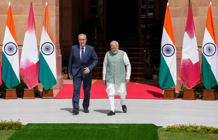 PM Modi hosts Swiss President Parmelin for wide-ranging talks