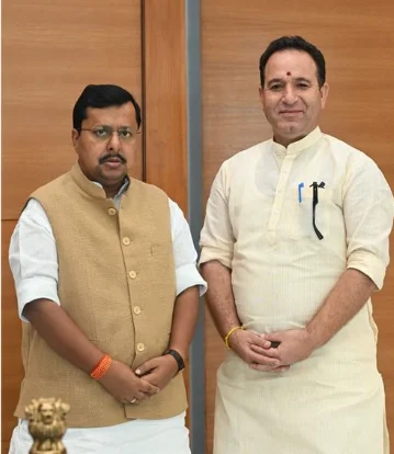 Sunil Sharma Meets BJP Chief Nitin Nabin, Holds Discussions on J&K Political Situation