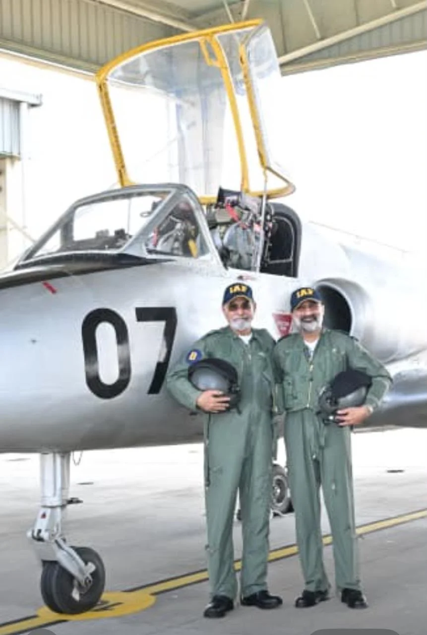 Chief Of The Air Staff Completes His Final Flying Sortie in The HJT-16 (Kiran Mk-1)