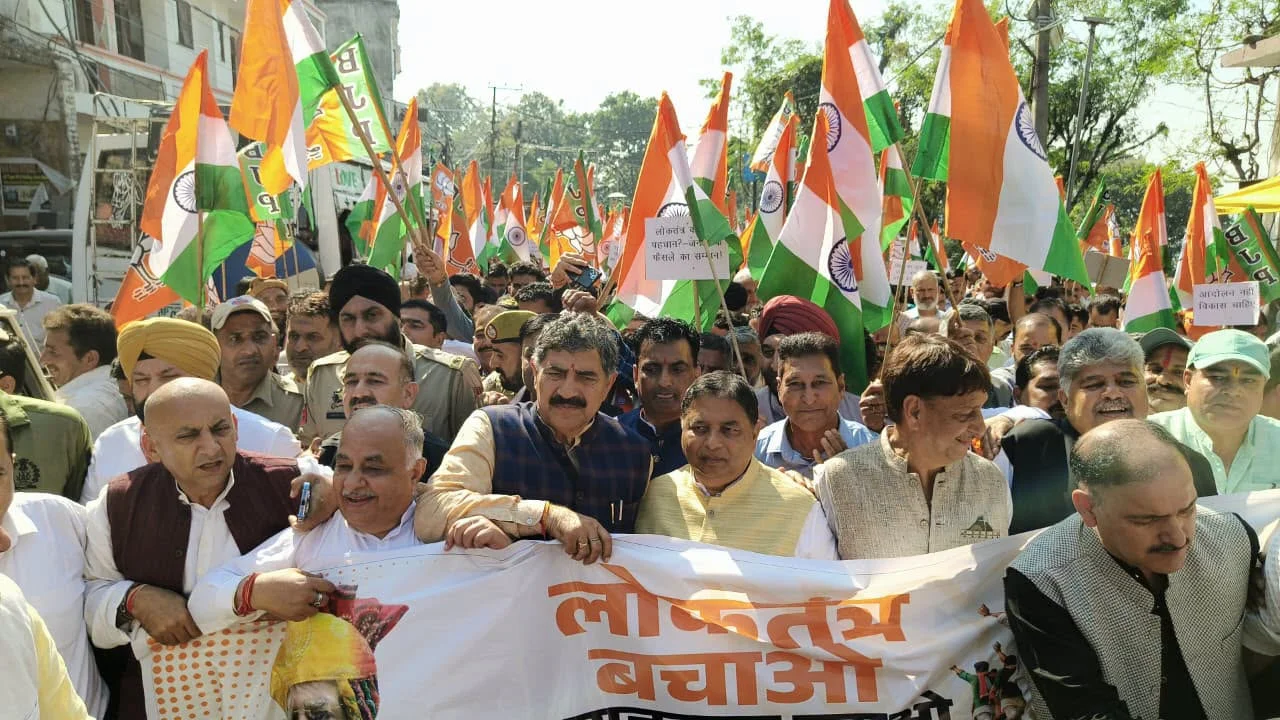 BJP held ‘Loktantra Bachao, Arajakta Hatao’ Padyatras in Reasi, Kathua