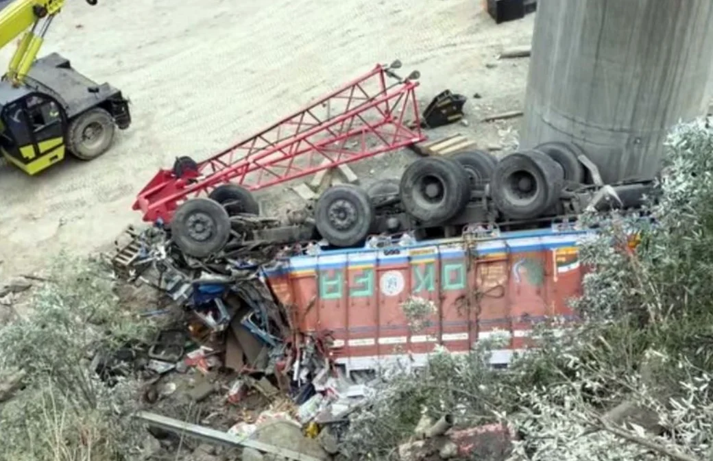 Truck Plunges Into Gorge in Ramban; Driver Killed, Helper Injured
