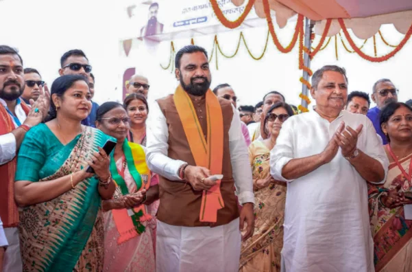 Bihar CM Samrat launches Rs 200 Cr devp projects, inaugurates Rs 130 Cr river link channel