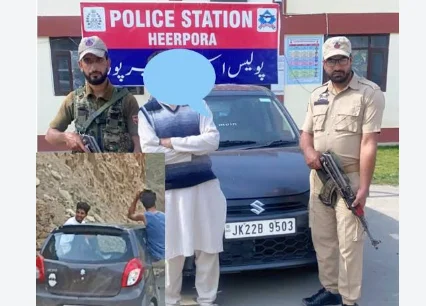 Car Owner Arrested For Damaging Security Checkpoint On Jammu-Rajouri Highway