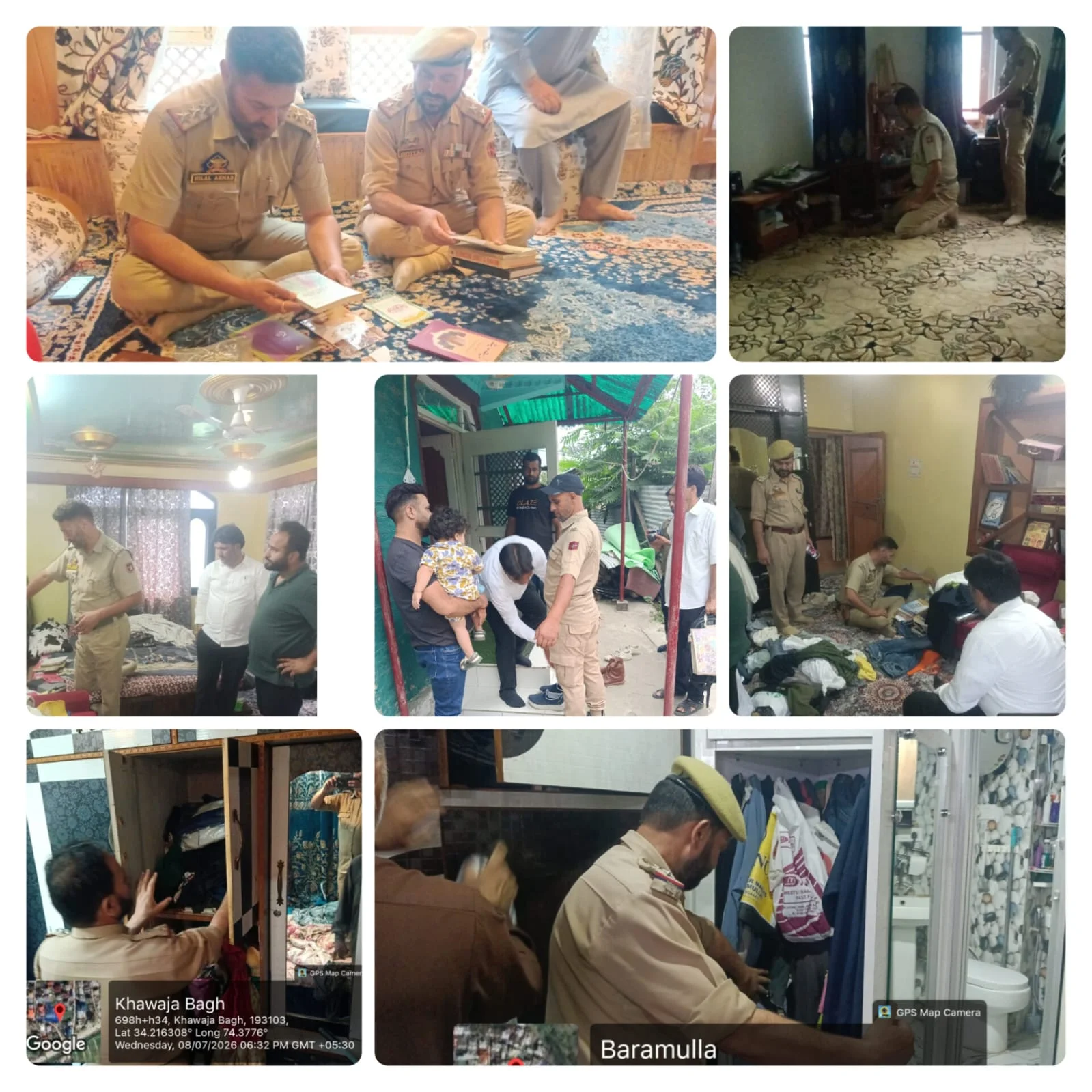 UAPA Case: Security Agencies Conduct Raids at Multiple Locations in J&K’s Baramulla