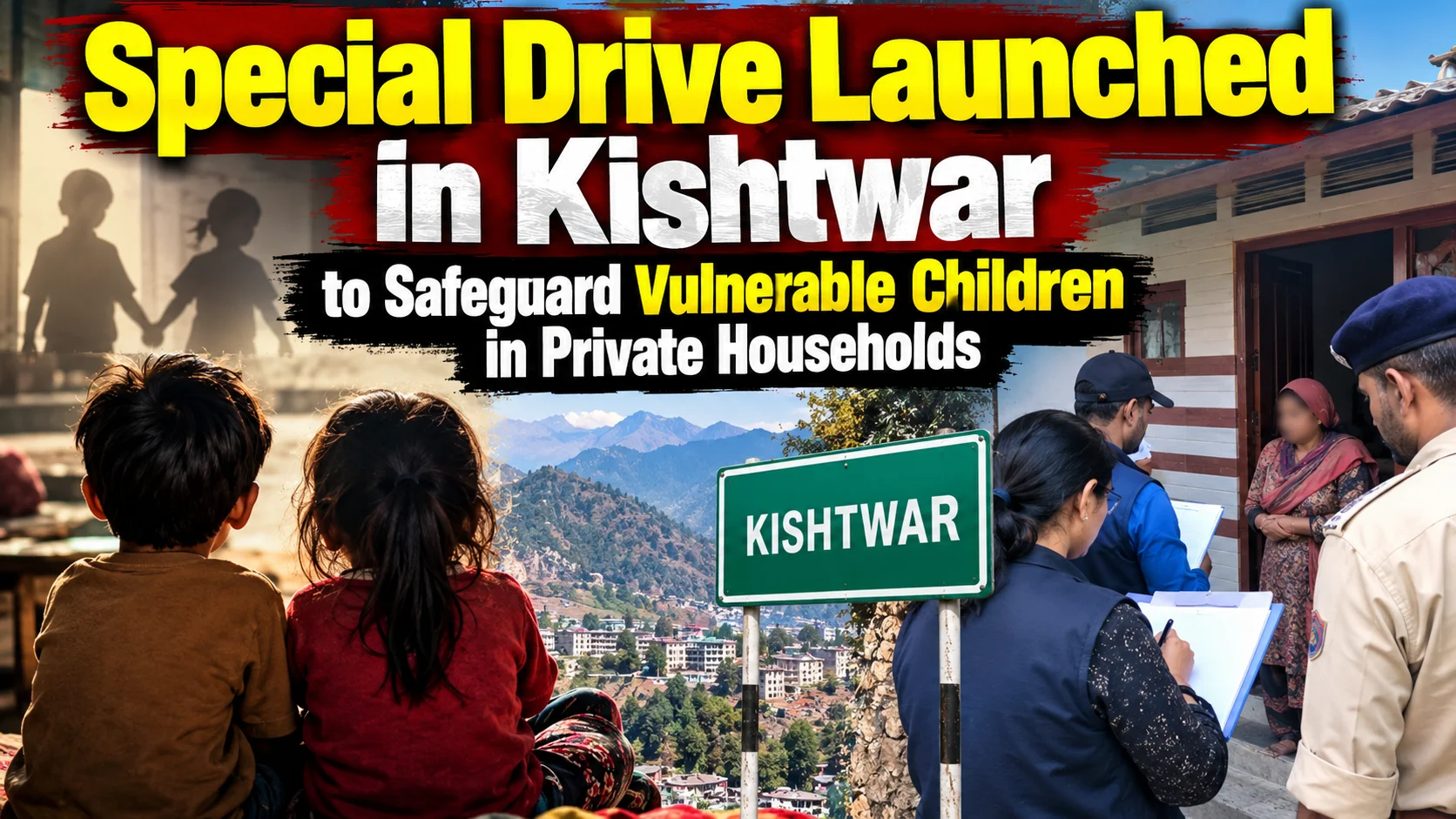 Special drive launched in Kishtwar to safeguard vulnerable children in private households
