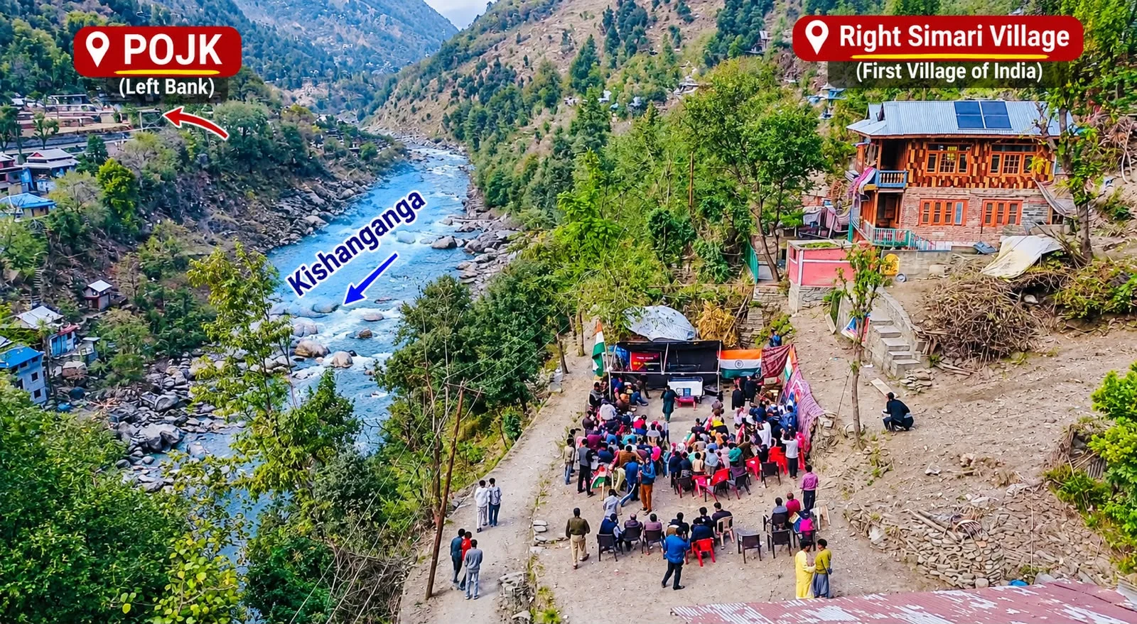Ekta Diwas celebrated with glory at country's first village along LoC