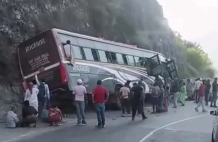 Passenger Bus Overturns at Kela Morh in Ramban, Several Injured