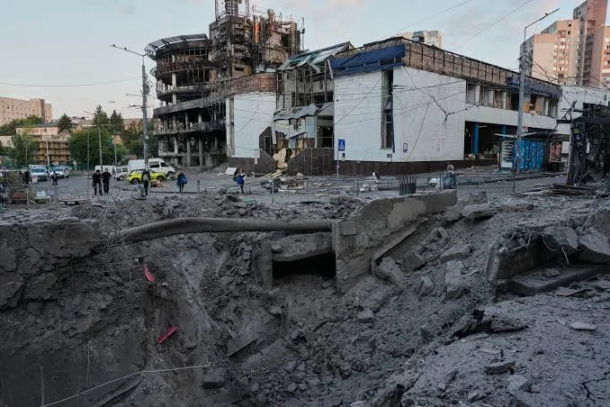 1 Killed, 8 Injured As Russian Missile Attack Hits Kyiv