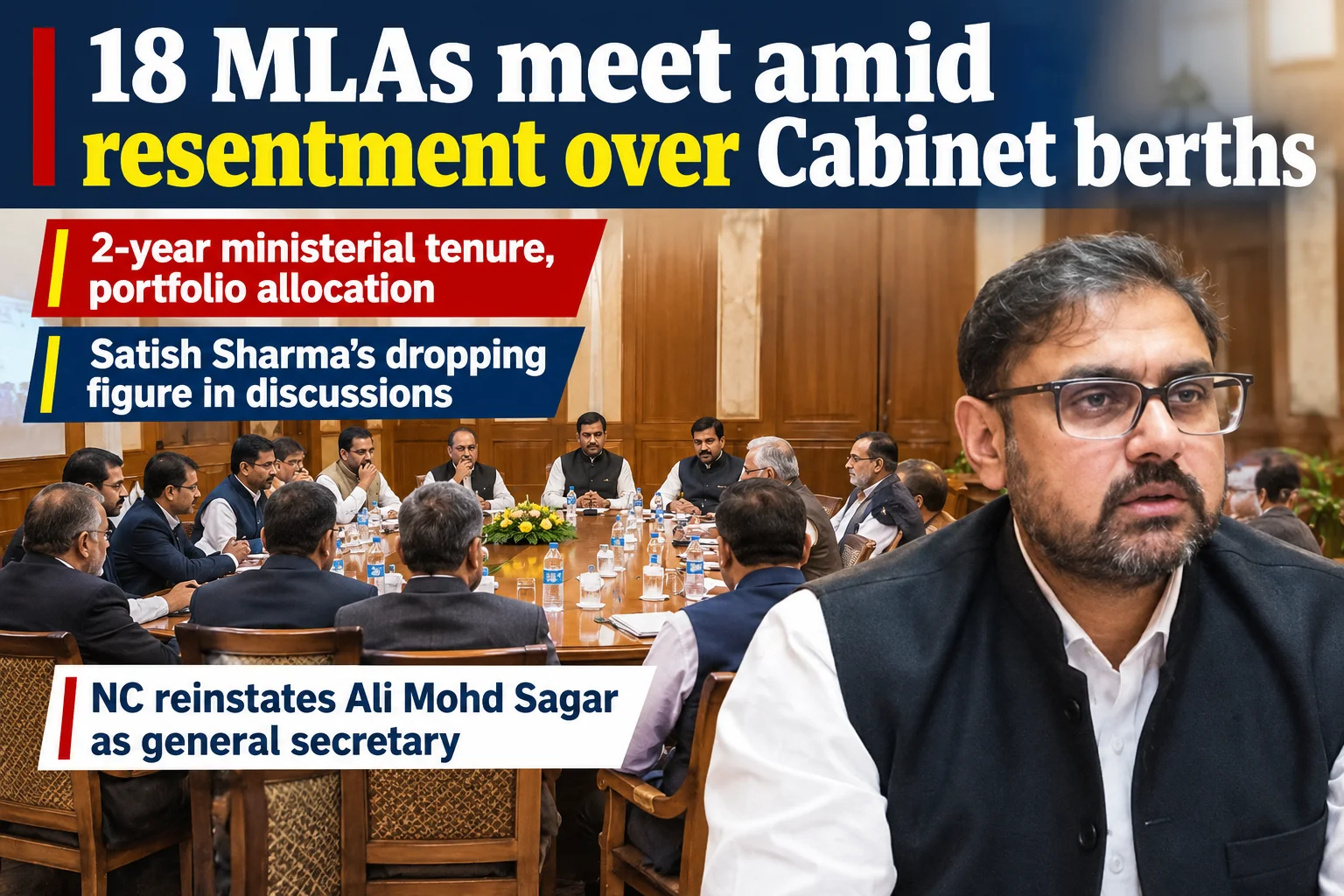 18 MLAs meet amid resentment over Cabinet berths