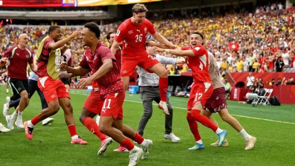 Switzerland Reach FIFA World Cup Quarterfinals for First Time Since 1954 After Penalty Shootout Win Over Colombia