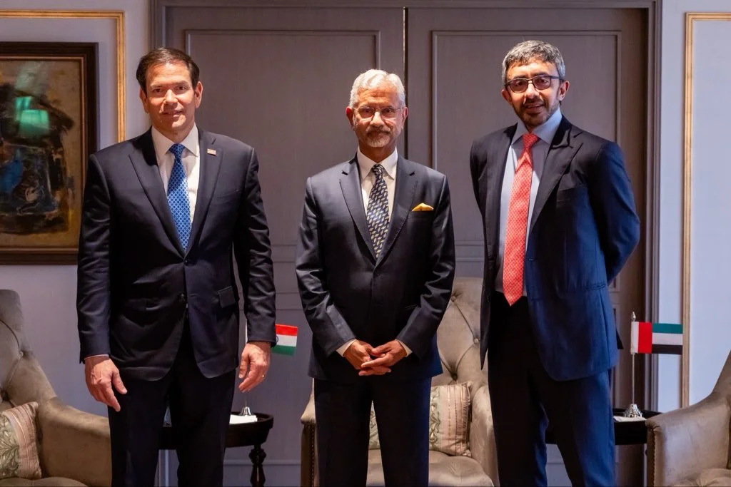 Jaishankar, Rubio and Al Nahyan meet in Mumbai to advance regional energy and economic priorities