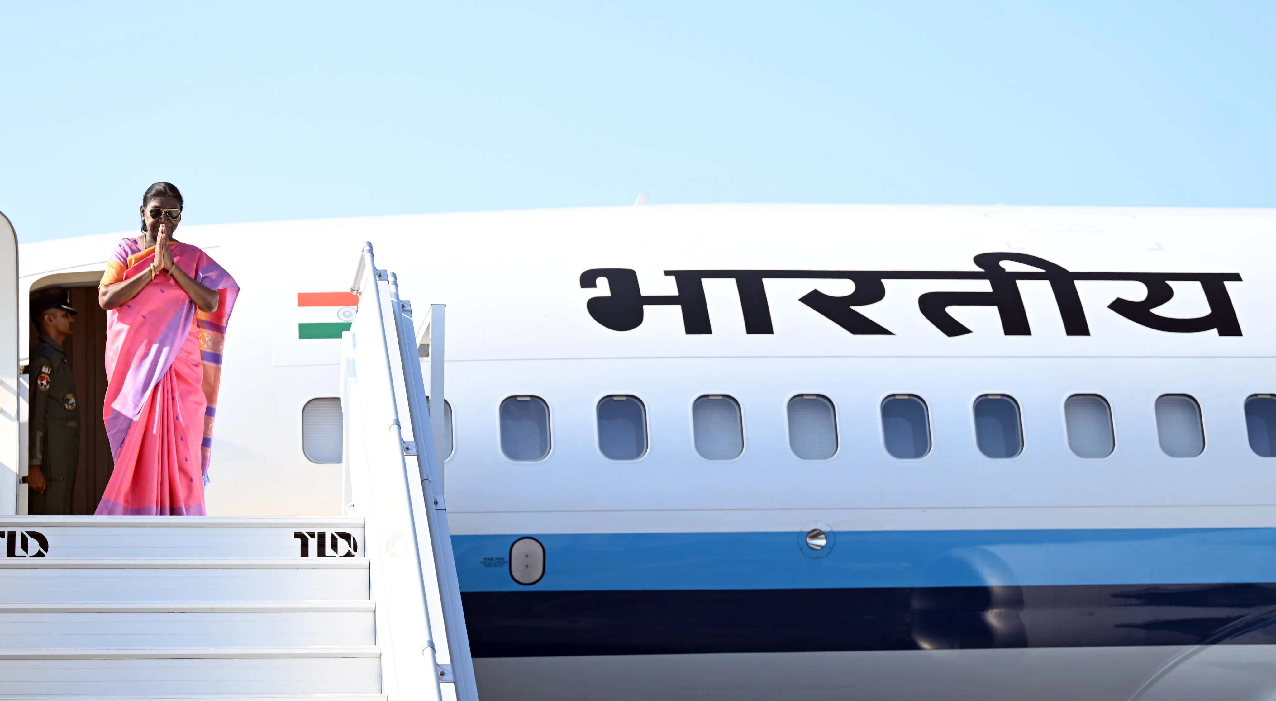 President Murmu arrives in Moldova; first by any Indian head of state
