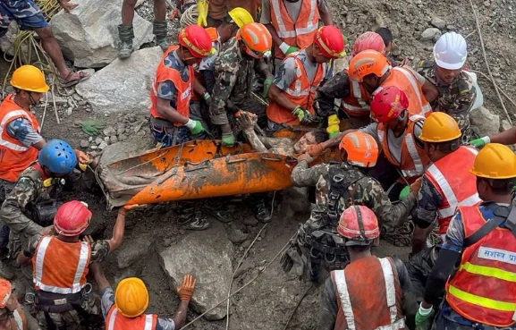Two Workers Rescued Alive From Nepal Tunnel 10 Days After Flash Floods