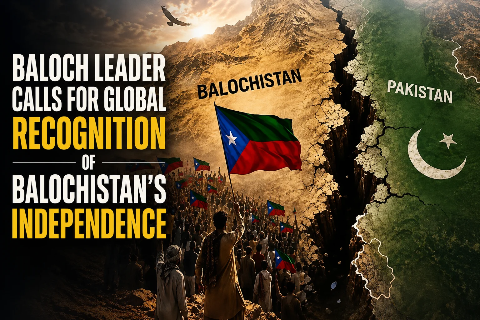 Baloch Leader Calls For Global Recognition Of Balochistan’s Independence, Alleges Rights Abuses