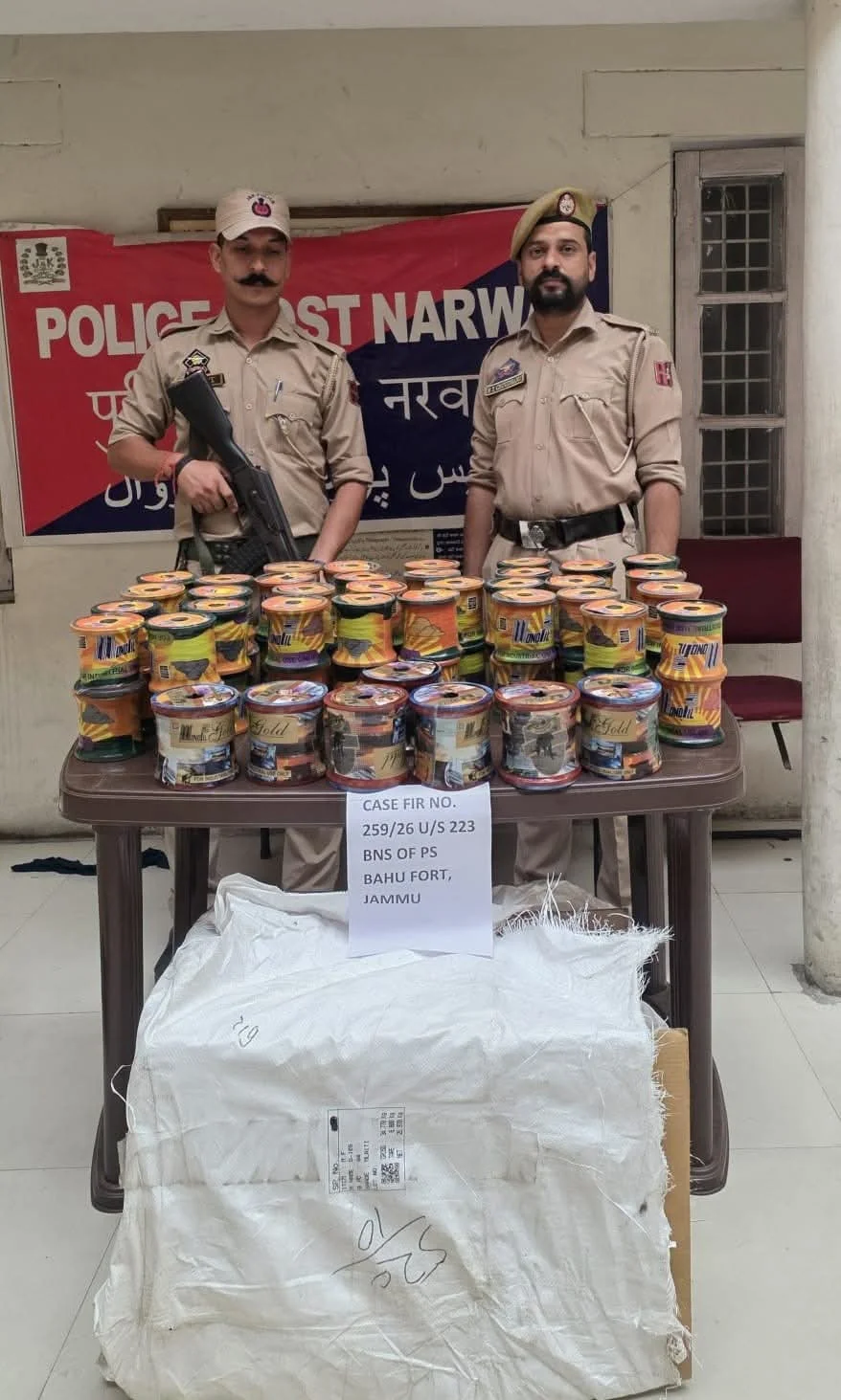 Jammu Police Seizes 70 Rolls of Banned Chinese Manja, Juvenile Booked
