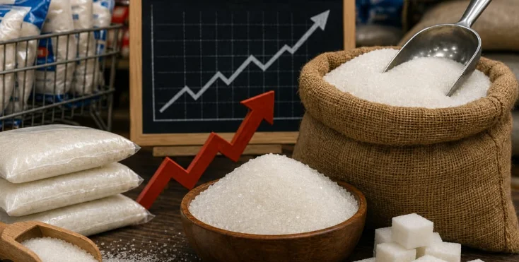 Sugar Prices Rise Another Re 1 to Rs 65 per Kg in Retail Market