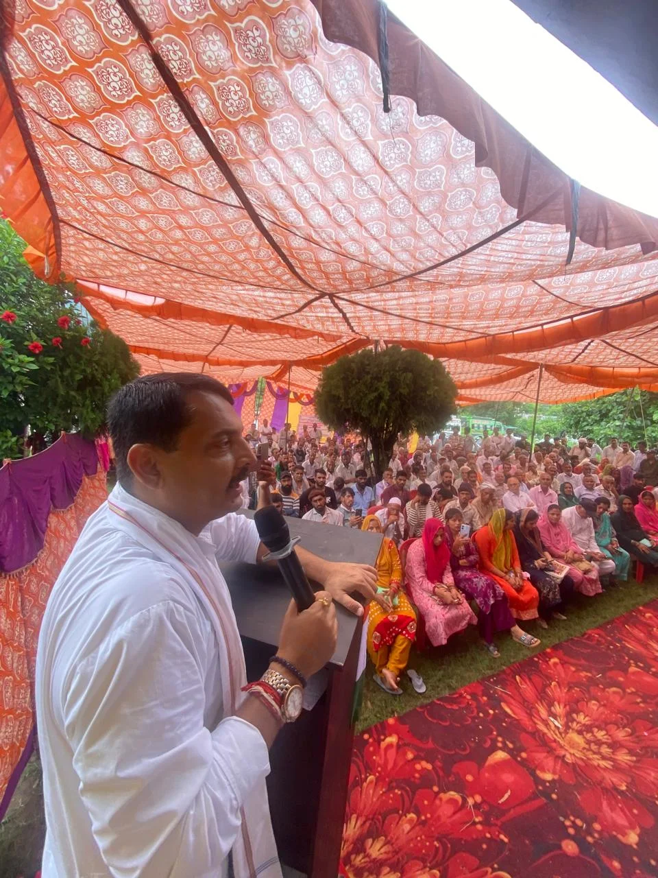 MLA Pathania For Mini Soil Testing Lab at Majalta