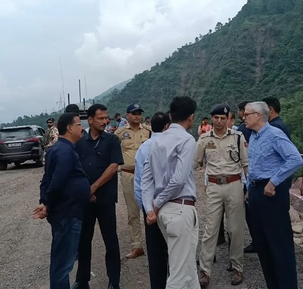 CM Omar reviews restoration works on NH-44, directs measures for seamless traffic movement