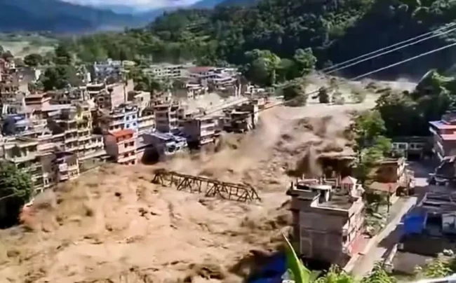 Nearly 400 Missing After Nepal Floods Near Tibet Border, Including 105 Indians