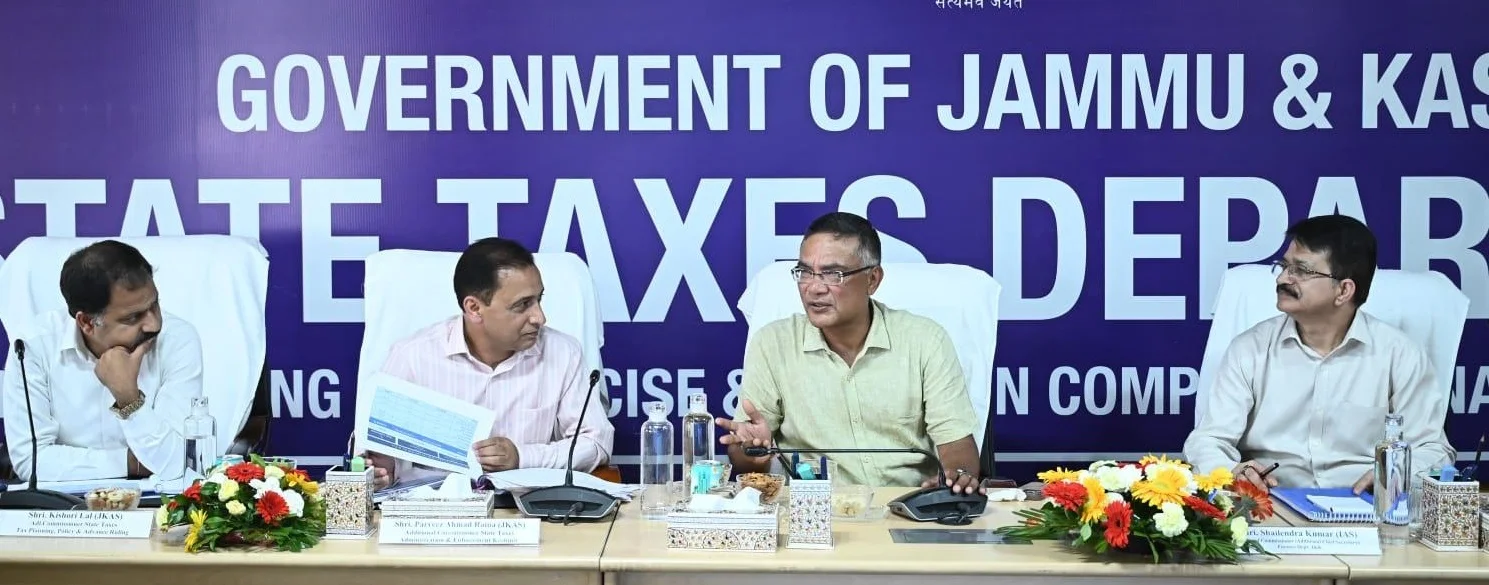 Shailendra Kumar chairs review meeting of State Taxes Department
