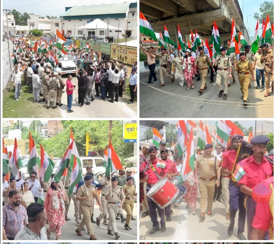 Samba Police, Civil Administration Hold Tiranga Rally Amid Patriotic Fervour