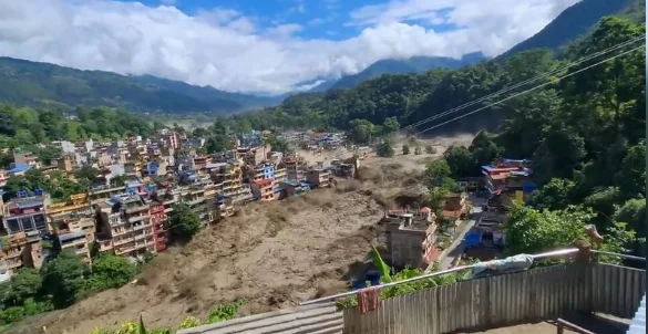 Sudden Flood Hits Northern Nepal, Border Areas Devastated; Alert Issued