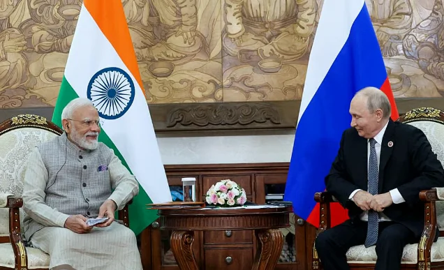 PM Modi Holds Bilateral Talks With Russian President Putin