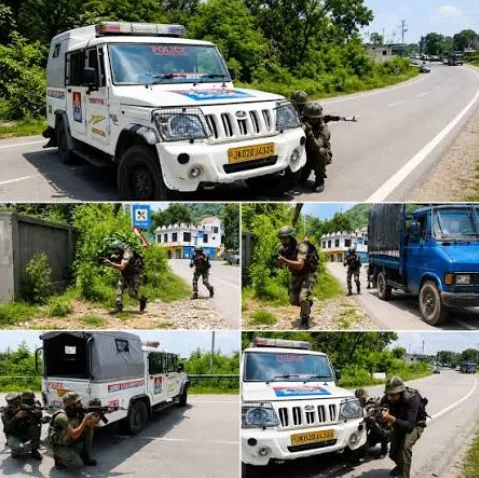Security forces, emergency teams conduct anti-terror mock drill in Rajouri