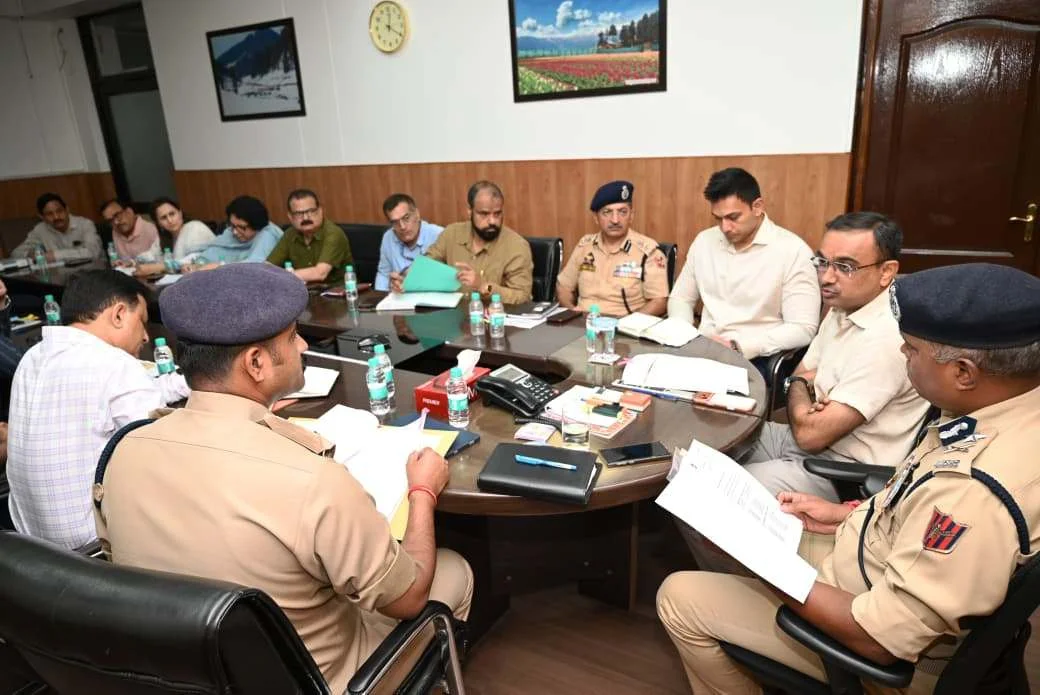 Div Com, IGP review arrangements for Shri Buddha Amarnath Ji Yatra 2026